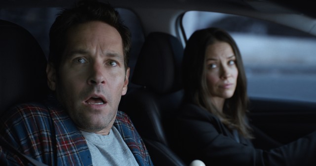 Scott Lang (Paul Rudd) gets busted out of house arrest by Hope van Dyne (Evangeline Lilly) to help set things right with her father's company in Marvel's "Ant-Man and the Wasp."