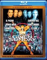 Any Given Sunday: 15th Anniversary Director's Cut Blu-ray + Theatrical Cut DVD cover art -- click to buy from Amazon.com