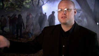 From the film's set, ghost consultant Joshua P. Warren discusses "The Dark Real of the Paranormal."