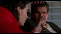 Among the deleted scenes is this extension, in which Arthur's manservant Bitterman (Luis Guzmn) offers his guidance within a replica of the "Back to the Future" DeLorean.