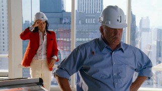 Nick Nolte plays construction magnate Bruce Johnson, Arthur's frightening would-be father-in-law.