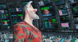 Arthur's hunky older brother Steve, mission control supervisor, is all ready to become the next Santa.