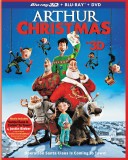 Arthur Christmas: Blu-ray 3D + Blu-ray + DVD + UltraViolet combo pack cover art -- click to buy from Amazon.com