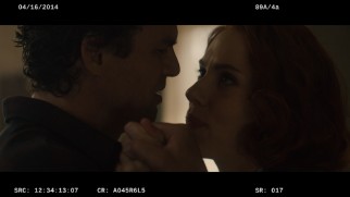The romance between Hulk (Mark Ruffalo) and Black Widow (Scarlett Johansson) heats up in this extended scene.