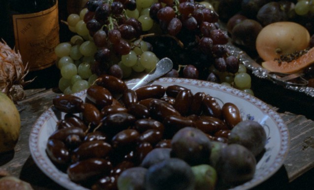Babette's feast concludes with perfectly ripe fresh fruit unfamiliar to the Scandinavian diners.