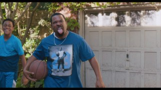 Ice Cube messed around for the camera and got a triple double in the Barbershop: The Next Cut gag reel.