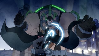 Batman does battle with Bane in a DC Nation "The Bat Man of Shanghai" short.