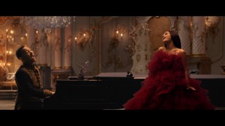 John Legend and Ariana Grande put their stamp on the titular song in this lavish "Beauty and the Beast" music video.
