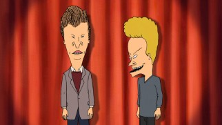 Beavis and Butt-Head briefly advocate silence in this succinct pre-movie short.