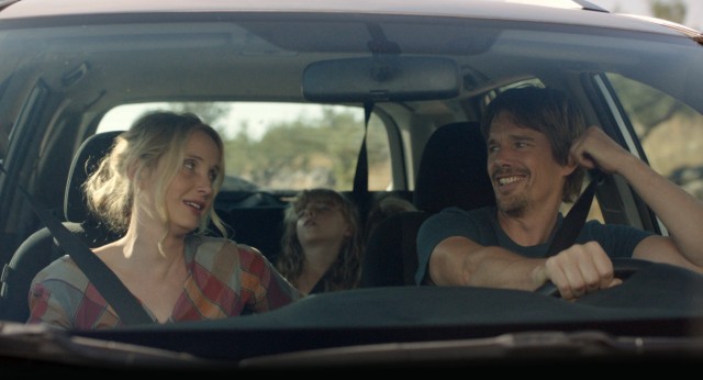 "Before Midnight" finds Céline (Julie Delpy) and Jesse (Ethan Hawke) happy together with twin daughters on vacation in Greece, but you can expect some bumps in the road.
