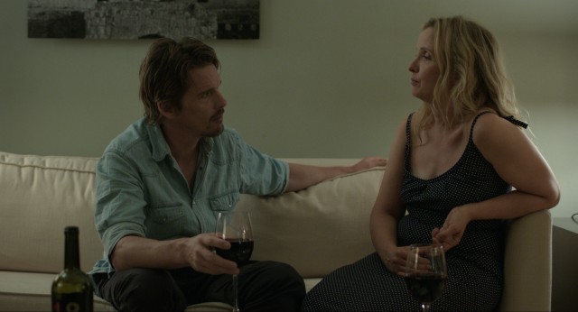 Things get chilly when Jesse (Ethan Hawke) and Celine (Julie Delpy) attempt to spend the night in a hotel suite their friends have bought for them.