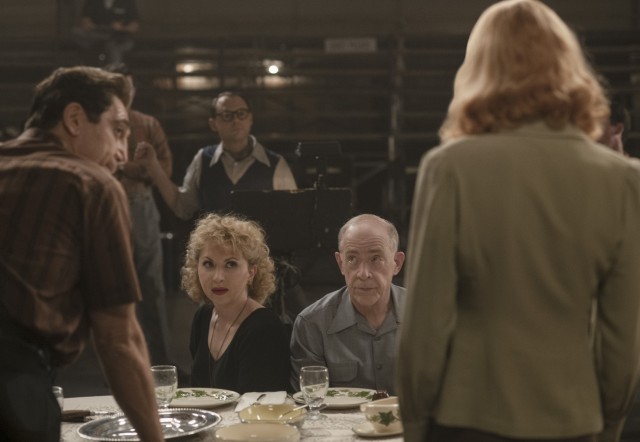 Nina Arianda and J.K. Simmons make the most of their supporting roles as Vivian Vance and William Frawley, the actors who play the Ricardos' neighbors/best friends.