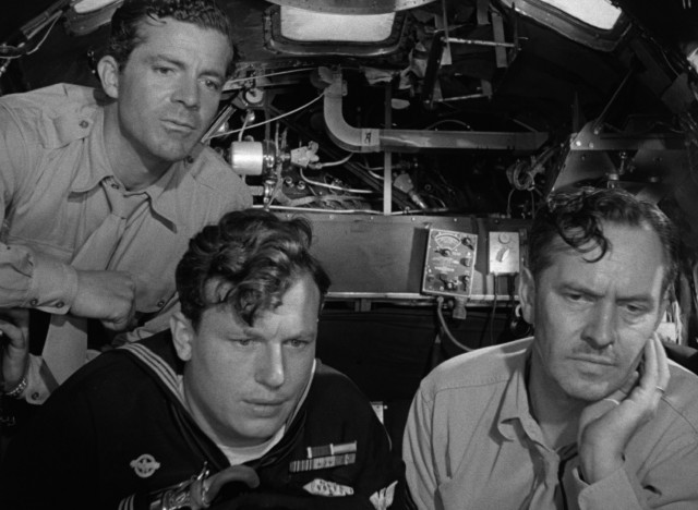 In "The Best Years of Our Lives", three returning World War II veterans (Dana Andrews, Harold Russell, and Fredric March) get an aerial view of their shared hometown, Boone City.