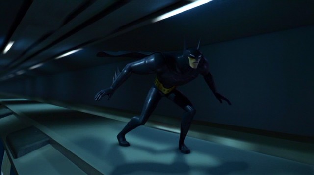 Beware the Batman who rides a moving train.