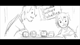 Tadashi and Hiro have a robotics outfit in this deleted alternate opening.