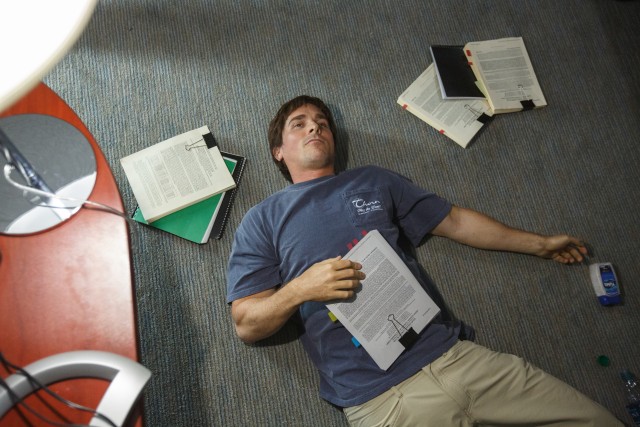 Christian Bale is arresting as glass-eyed eccentric multimillionaire Michael Burry.