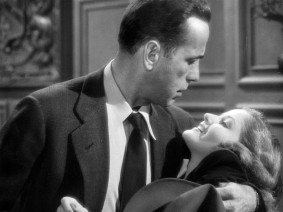 Humphrey Bogart and Lauren Bacall were recurring co-stars and real-life spouses when they made the 1946 noir "The Big Sleep."