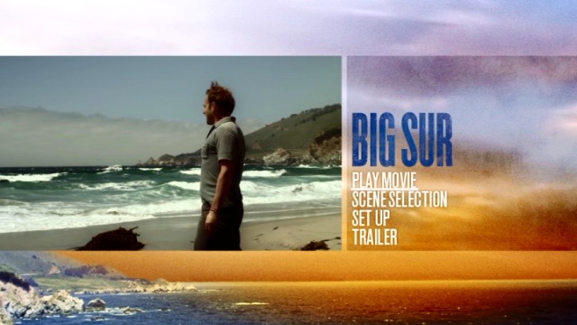 Josh Lucas enjoys the view on the Big Sur DVD main menu.