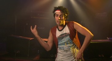 Dan "Bjorn Turoque" Crane is quite serious about the art of air guitar.