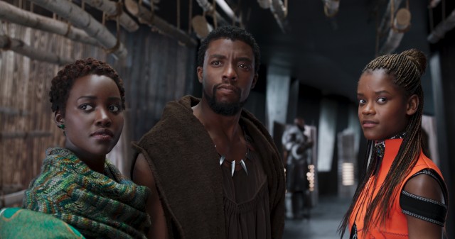 Chadwick Boseman reprises his role of T'Challa in "Black Panther", where he is joined by the forgettable characters of Nakia (Lupita Nyong'o) and Shuri (Letitia Wright).