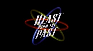 Blast from the Past's theatrical trailer utilizes the atomic logo of the film's one-sheet.