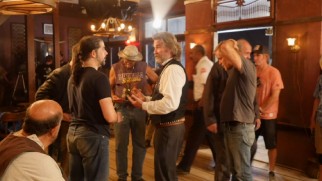 The Making of "Bone Tomahawk" supplies behind-the-scenes footage.