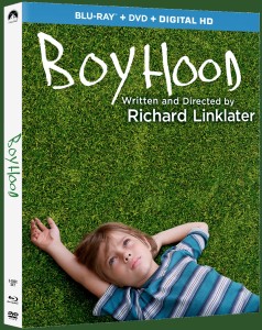 Boyhood Blu-ray + DVD + Digital HD combo pack cover art