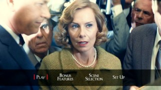 Amy Ryan appears on the Bridge of Spies DVD main menu as Donovan's period-accurate housewife.