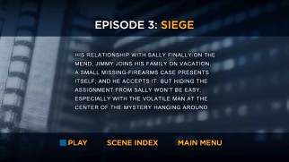 As usual, Acorn Media kindly supplies episode synopses in disc menus.