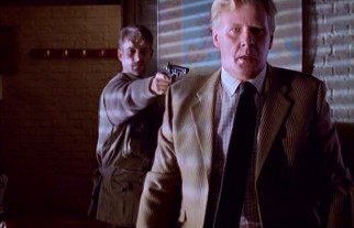 Things get tense in "Siege", when unstable William Adison (Grant Masters) confronts the major (David Robb) who had him court-martialed for cowardice.