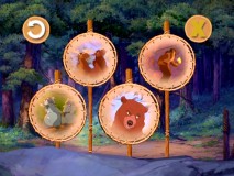 The DVD's set-top trivia game "Trample Off, Eh?" asks questions about animals and "Brother Bear 2."