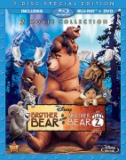 Brother Bear & Brother Bear 2: 3-Disc Special Edition 2 Movie Collection Blu-ray + DVD cover art -- click to buy from Amazon.com