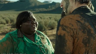 Academy Award nominee Gabourey Sidibe shows up at the end of the extended version of the elephant sex scene.