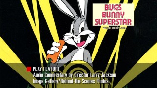 The Bugs Bunny Superstar DVD's main menu employs part of the film's original poster art.