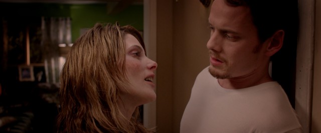 Max (Anton Yelchin) is less than delighted to see his ex-girlfriend (Ashley Greene) back from the dead in "Burying the Ex."