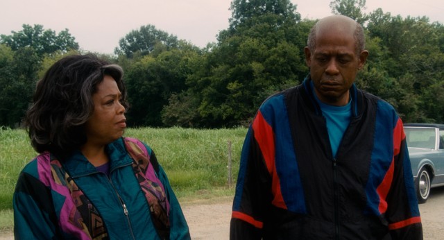Judging from the windbreakers worn by Gloria and Cecil Gaines (Oprah Winfrey and Forest Whitaker), it must be the '90s. "Lee Daniels' The Butler" uses both make-up and costumes to depict the passage of time.