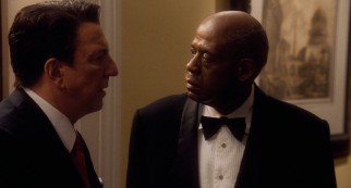 Ronald Reagan (Alan Rickman) promises to back Cecil's quest for equal pay, but takes an interesting stance on South Africa.