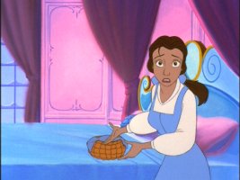 Belle's been out in the sun too long.