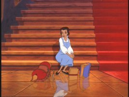 Belle pauses for a moment and reflects...literally!
