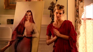 Vain stepmother Gail Van Ravensway (Missi Pyle) is like a stepmonster to Katie.
