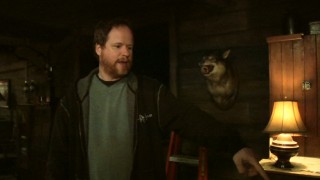Joss Whedon gives a tour of the eponymous cabin in the woods.