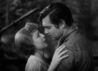 Frankly, my dear, Jack Thornton (Clark Gable) does give a damn about presumed widow Claire Blake (Loretta Young).