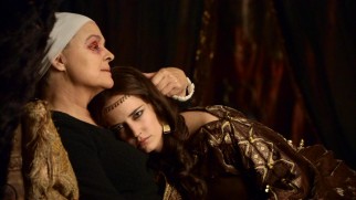 Morgan (Eva Green) accepts advice and affection from her old nun Cybil (Sinéad Cusack).