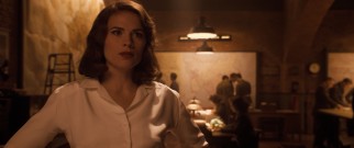 Every superhero needs a super love interest behind them. For Captain America, it's no-nonsense British agent Peggy Carter (Hayley Atwell).