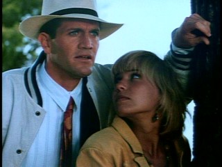 Most of the second half of the movie follows Steve (Matt Salinger) and Sharon (Kim Gillingham) on their adventures around Italy.