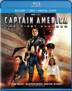 Captain America: Blu-ray + DVD + Digital Copy combo pack cover art