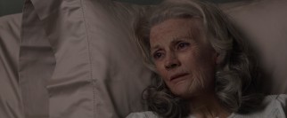 Make-up enables Steve's love Peggy Carter (Hayley Atwell) to look her age: 95 years old!