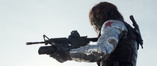 The film's subtitle refers to the mysterious and seemingly invincible metal-armed winter soldier (Sebastian Stan) who pursues Captain America.