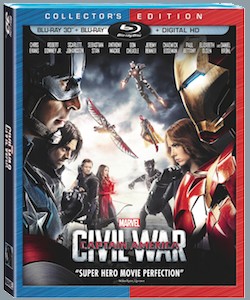 Captain America: Civil War Blu-ray 3D + Blu-ray + Digital HD cover art