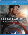 Captain America: The First Avenger Blu-ray 3D combo pack cover art -- click to read the press release